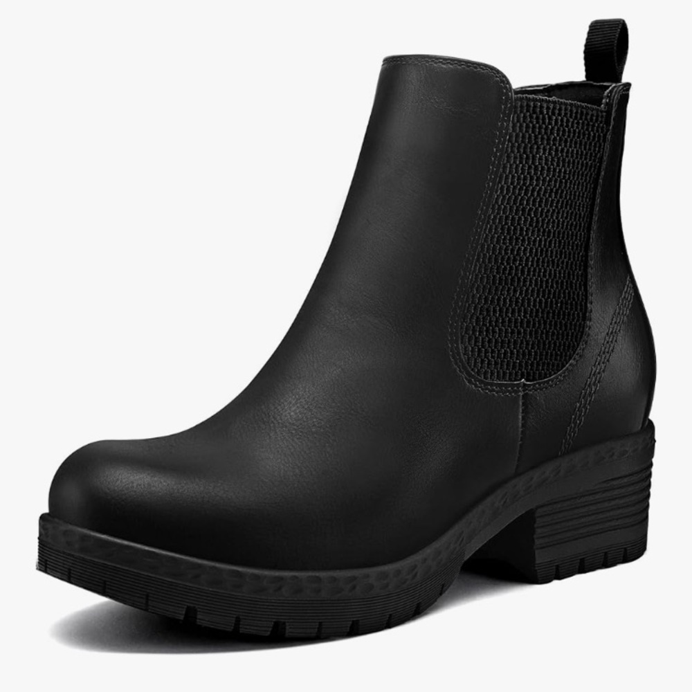 Women's Chelsea Black Ankle Boots New 9.5